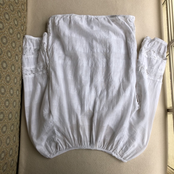 White Peasant Top - Picture 2 of 8